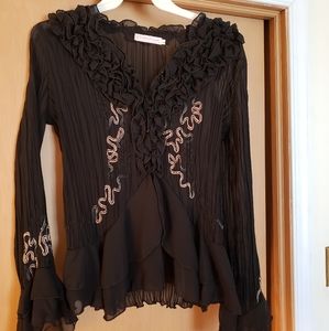 Pretty Angel cowgirl blouse